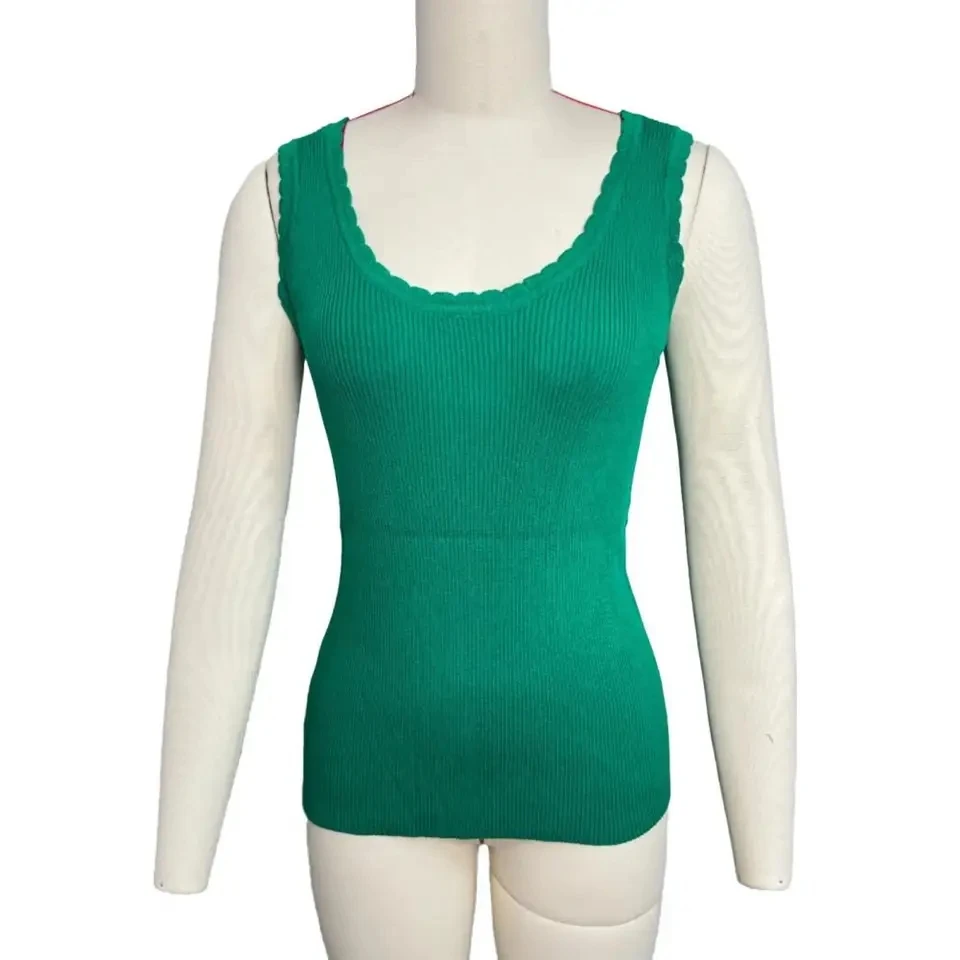 

Vintage White Ribbed Cotton Tank Tops Women Casual Simple Sleeveless V Neck Camisole Summer Sweet Chic Crop Top 2026 Knitting