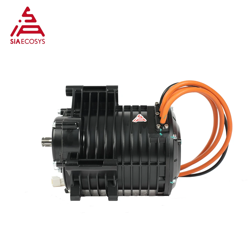 QS MOTOR QS138 3000W 70H V3 5500W Continuous 72V 100KPH Mid Drive Motor with Gearbox for Electric Motorcycle view 4