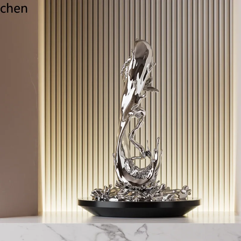 

L19- Art Sculpture Floor Large Ornament Lig Luxury Hotel Villa Living Room Decoration