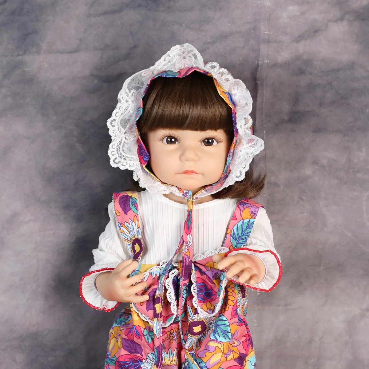 55Cm Alle Siliconen Bloem Riem Broek Pop Reborn Babypop Bebe Reborn Speelgoed Verjaardagscadeaus Voor Kind