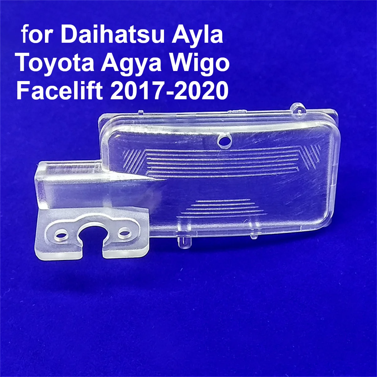 Car License Plate Lights Housing Mount Rear View Camera Bracket for Toyota Agya Wigo Daihatsu Ayla Facelift 2017-2020