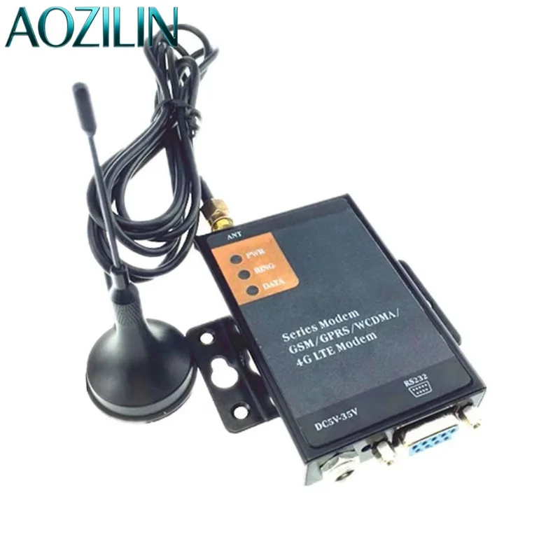 AOZILIN Industrial 4G LTE Cellular Modem With RS232 Port AT Command TCP IP Communication For Embedded Smart Sensor Data Transfer