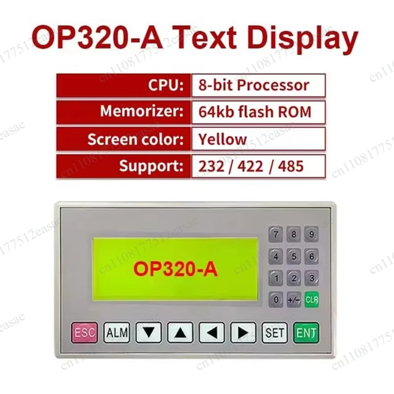 Suitable for OP320-A Text Display   232/422/485 Communications Port Compatible PLC Industrial Control Board OP320-A-S MD204L