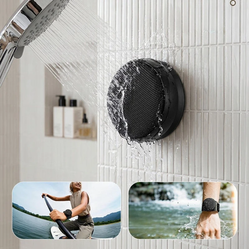 Watch Bluetooth speaker Multifunctional mini bathroom stereo Home magnetic wristband collar Outdoor waterproof large volume