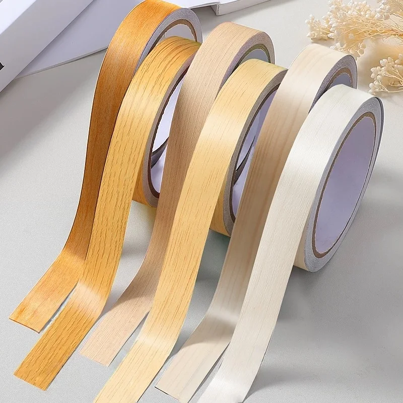 1 roll 10 meters x 2 centimeters PVC furniture edge decoration table edge repair edge wrapping tape, self-adhesive cabinet