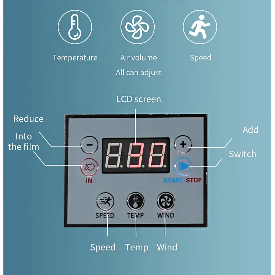 Inflatable Machine 110V 220V 200W Film Air Pillow Inflator Gourd Bubble Filling Bags Air Cushion Machine Durable Blowing Machine