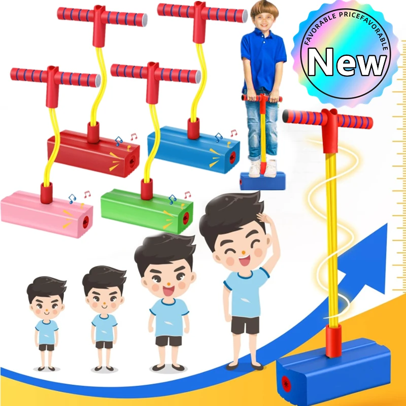 

New Children's Grow Taller Balance Toy Frog Jumping Sports Indoor Outdoor Exercise Equipment Boys Girls Fitness Bouncing Sound