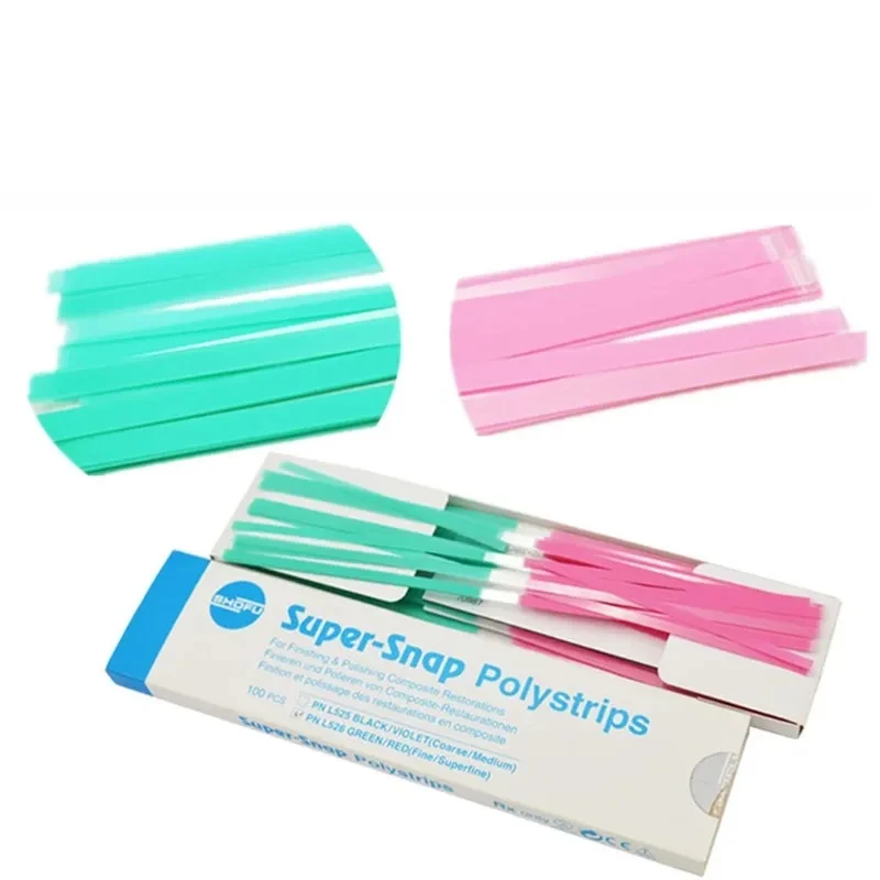 

100Pcs/Pack Dental SHOFU Polishing Strips Oral Cavity Adjacent Surface Finishing Polishing Oral Resin Restorations Whitening