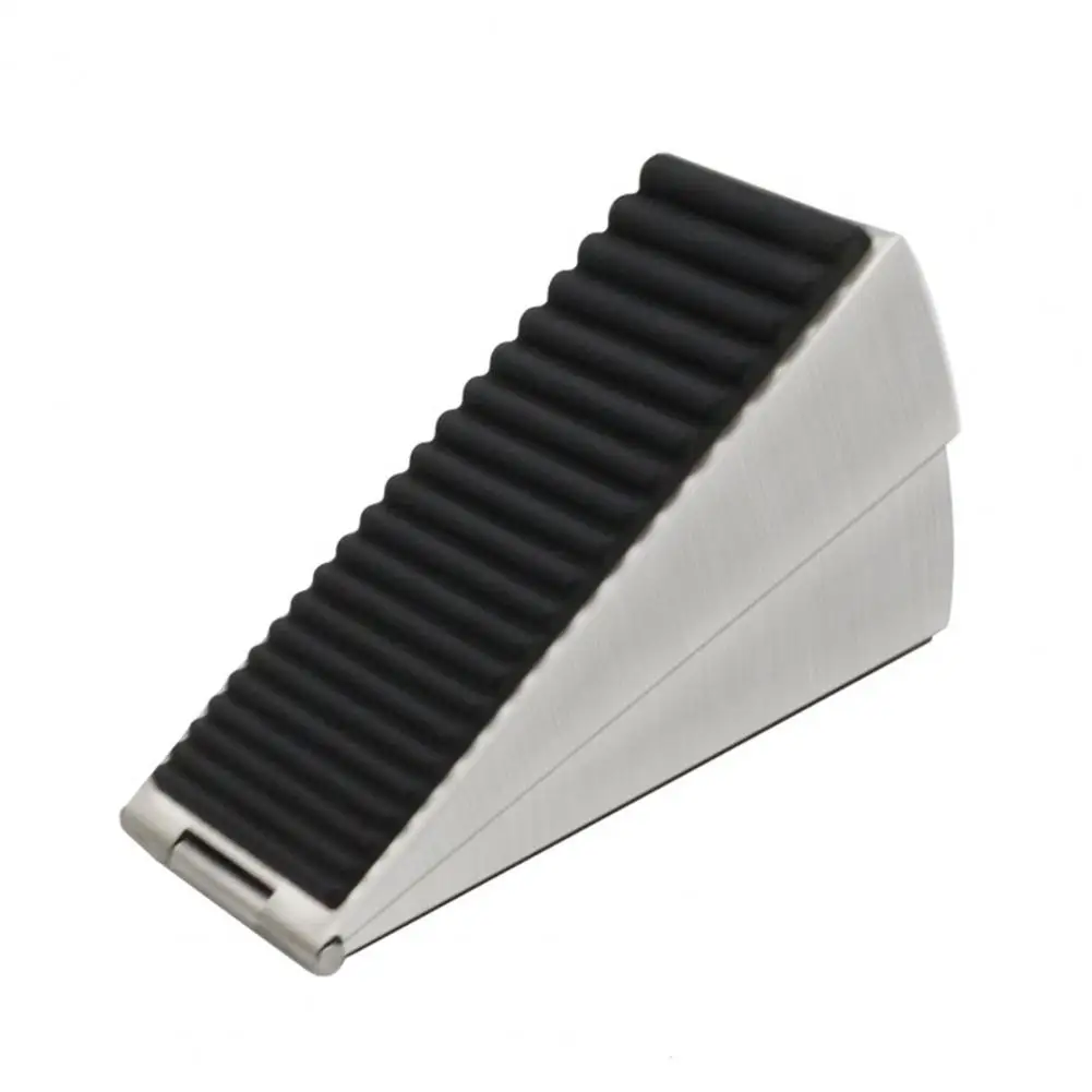 Door Stopper Spring Loaded Large Door Stopper Non slip Wedge for Anti collision Protection