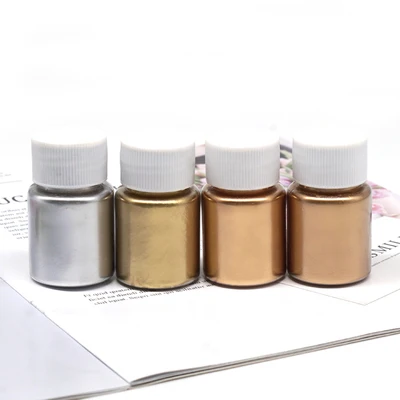 20g Copper Metallic Gold Silver Pigment Soap Dyes Nail Art DIY Epoxy Resin  Powder  Jewelry Making Mica Powder