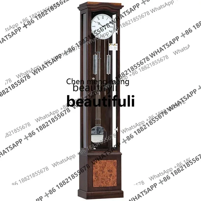 A   R Living room modern floor clock simple light luxury large seat clock European style, movement floor clock HG2102 R