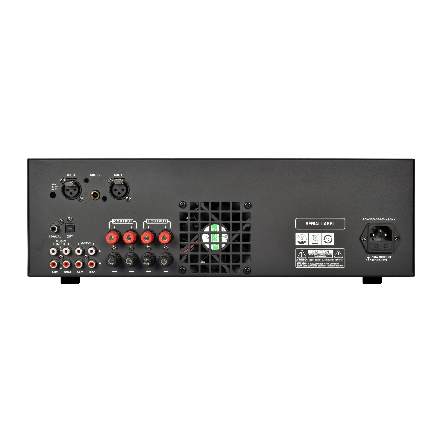 Card package power amplifier binaural bluetooth high power professional KTV home theater conference amplifier