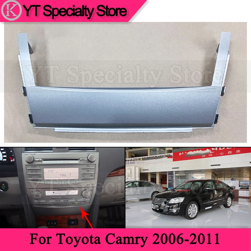 Kamshing (second-hand) Air Conditioner Switch Cover Plate For Toyota Camry 2006-2011 Air Conditioning Panel Frame