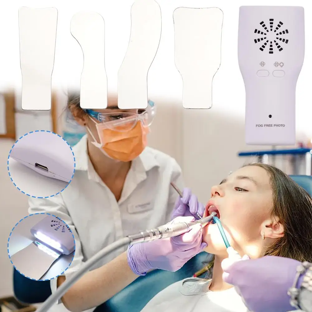 Nieuwe Professionele Tandheelkundige Orale Fotografie Spiegelt Occlusale Orthodontische Reflector Voor Buccale Linguale Intra Dentist Defog Mach A1e1