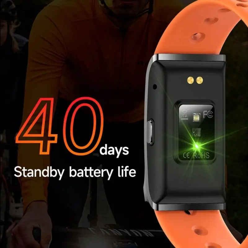 أجهزة تتبع الأنشطة المصنوعة من السيليكون المريحة مع ميزة التعرف على أنماط النوم وتسجيل بيانات التمرين، ومراقب جودة النوم D2RC #1