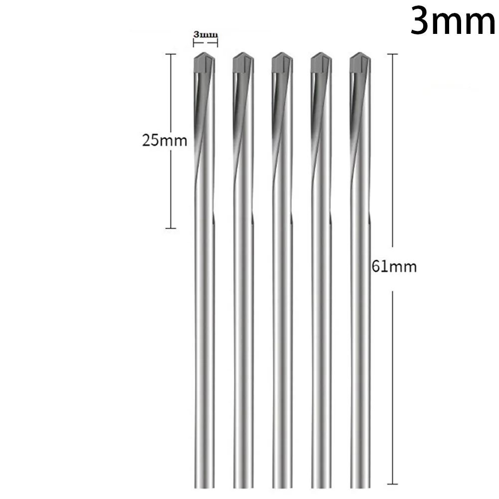 2/5pcs 3-12mm Drill Bit Carbide Steel Hard Alloy Drill Stainless Steel Abrasive Steel Cast Iron Wood Hole Opener