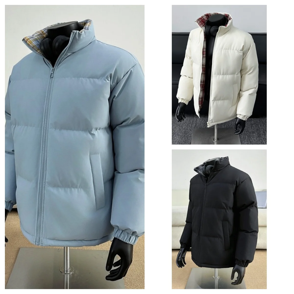 Temperament Trend 2026 Winter New Style Simple Design Versatile Fashion Western Style Stand up Collar Down Jacket Top