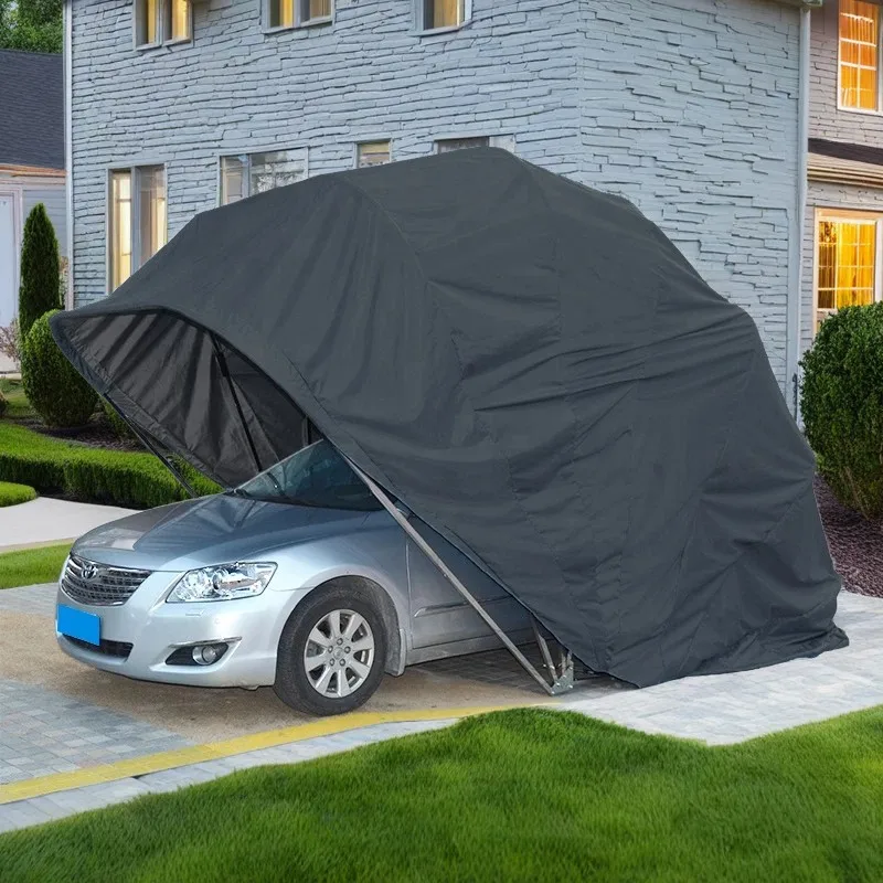 Fully Automatic Remote Control Foldable Car Shelter car parking canopy tent outdoor Garage Folding Car Garage