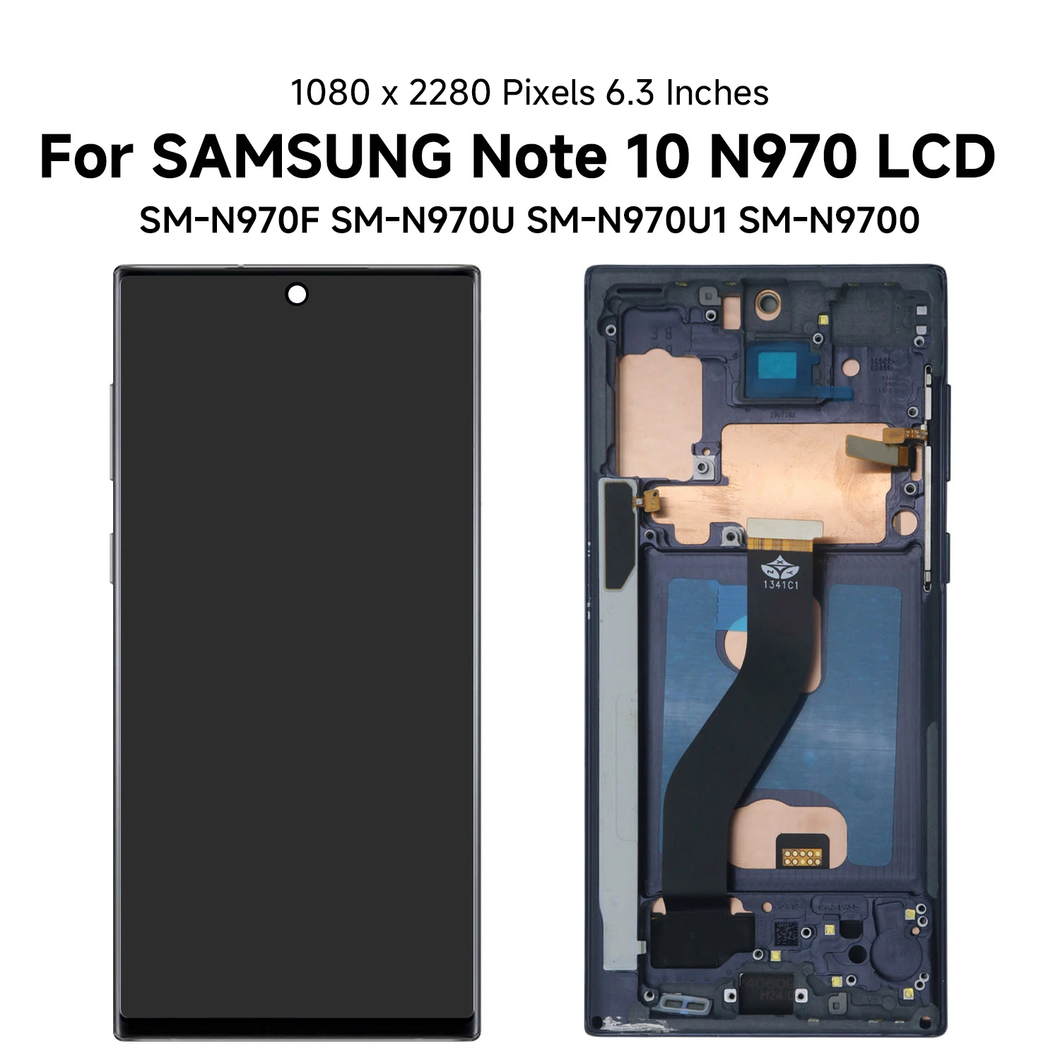 Note10 New TFT For Samsung Galaxy Note 10 N970 N970F Display Touch Screen Digitizer Replace Assembly with Frame