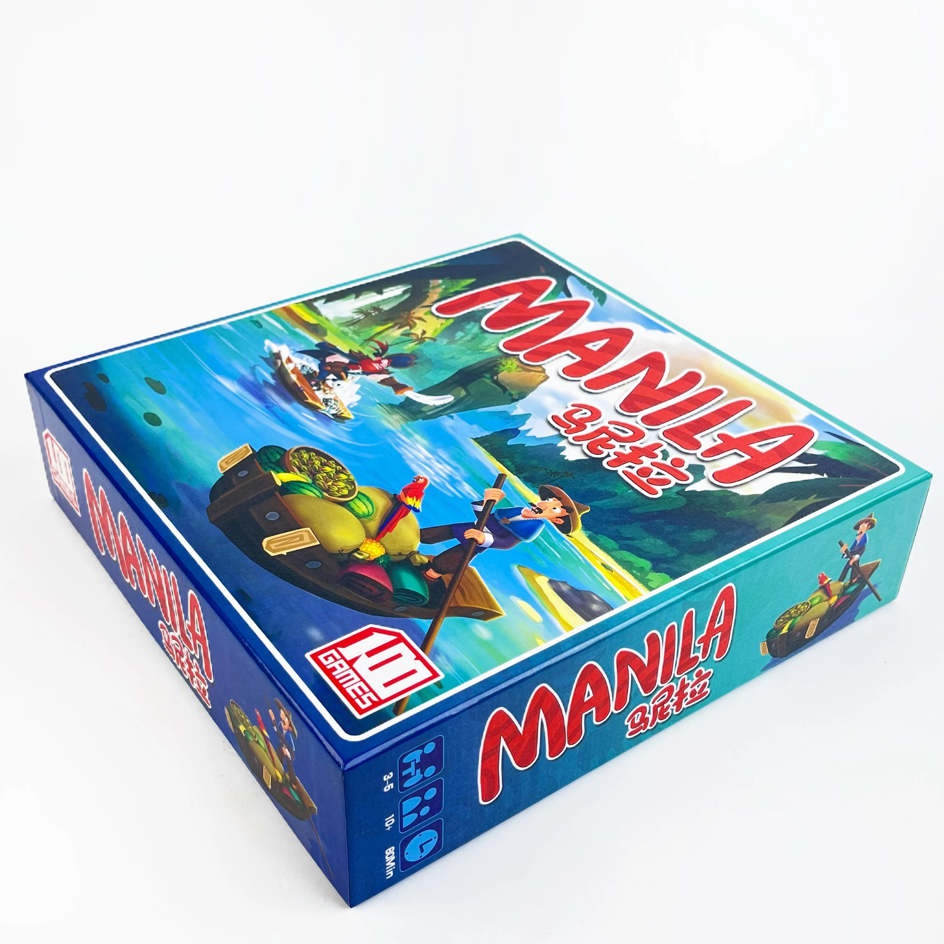 لعبة لوحية MANILA للحفلات الليلية العائلية - استراتيجية نقل شحن البضائع 3-5 لاعبين للتجارة والتجارة 60 دقيقة #2