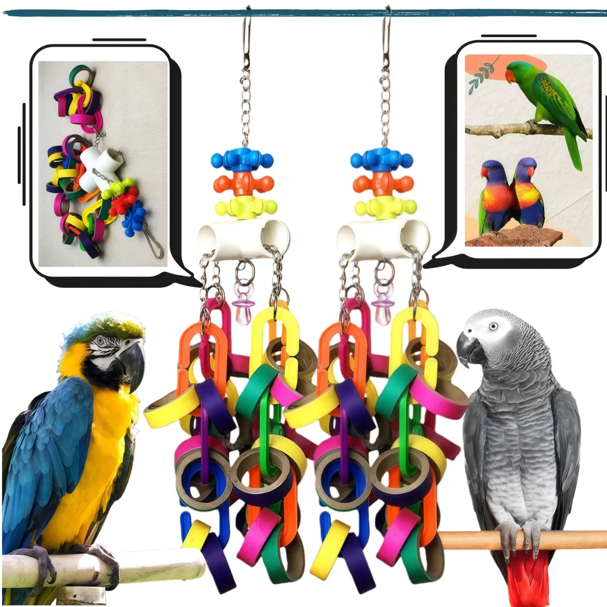 : Giocattoli per uccelli