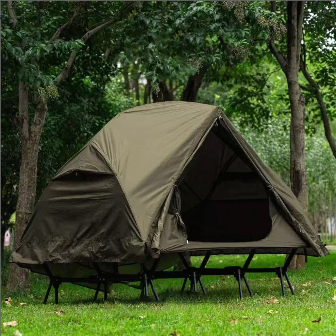 سرير تخييم خفيف الوزن مرتفع عن - مراجعة Outdoor Camping Mosquito Net وسعره
