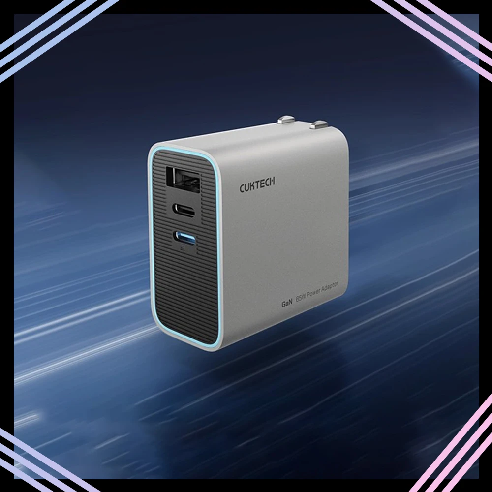 

CUKTECH 65 Вт Зарядное устройство для телефона Power Flash Charging PD Быстрая зарядка Зарядное устройство из нитрида галлия для iPhone 17ProMax Xiaomi Huawei Подарки