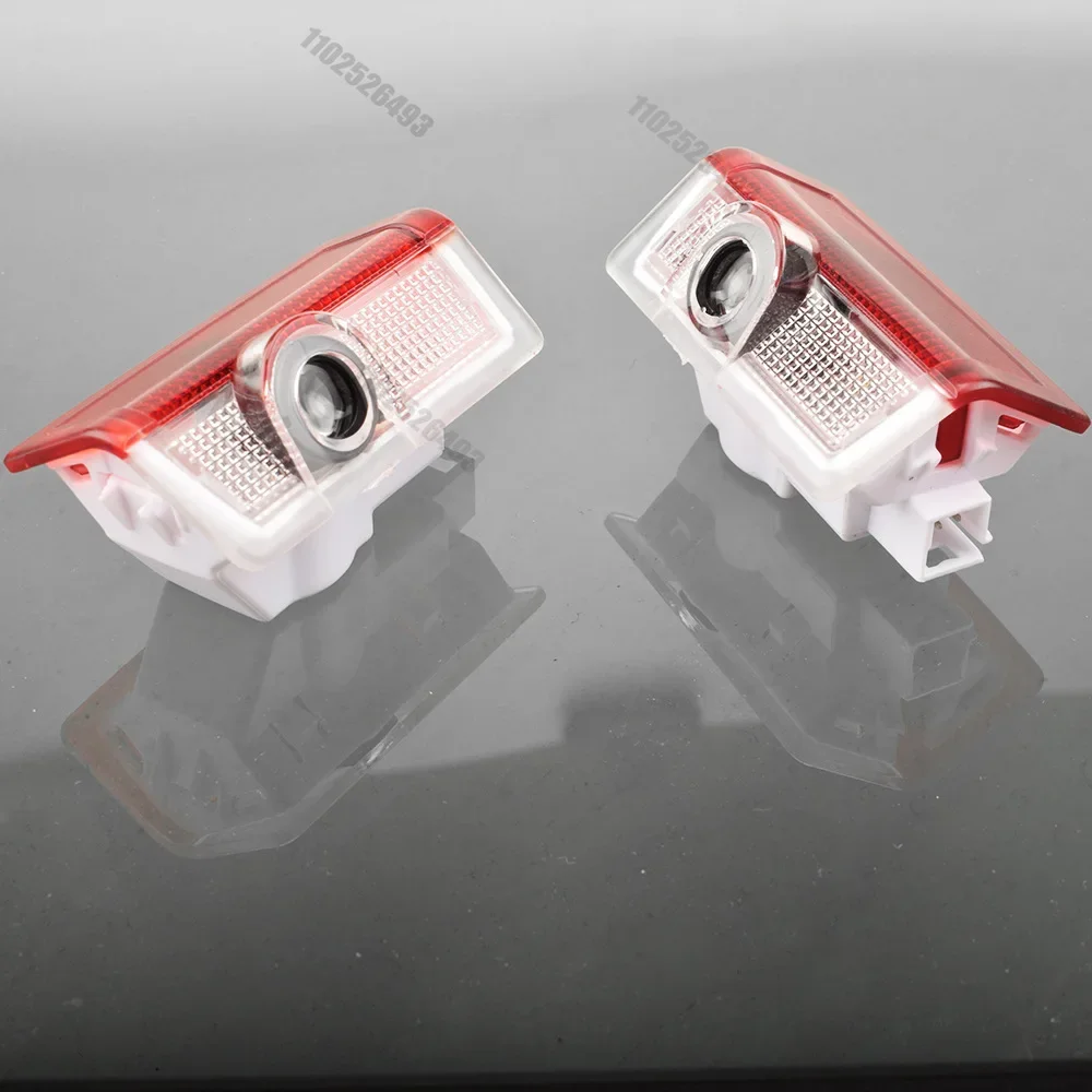 2 Pcs LED Projector Light Laser Logo X166 W166 W164 V177 W176 Welcome Light W212 W213 W205 AMG GLA GLC Trim for Mercedes Benz