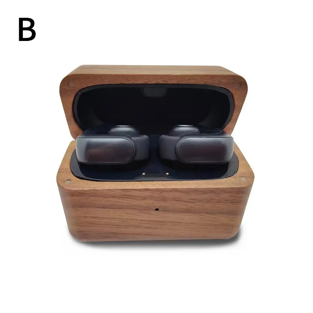 Wooden Headphone For Ultra Open Headphone Protective Cover Earphone Split Design K9C7