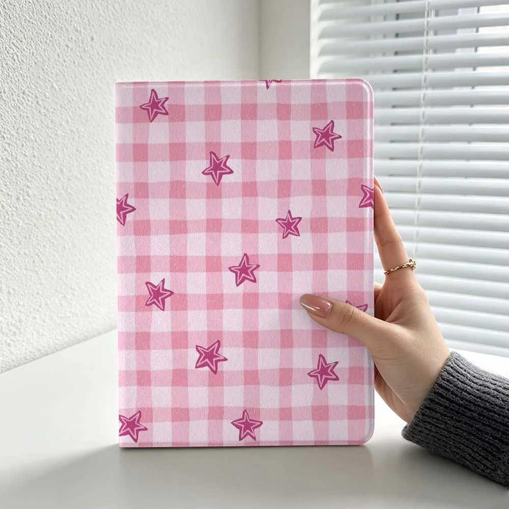 Plaid Stars Cover For Lenovo Xiaoxin Lenovo Tab Pad Pro Plus K11 P12 M10 Legion Y900 Soft Inch Tablet Case