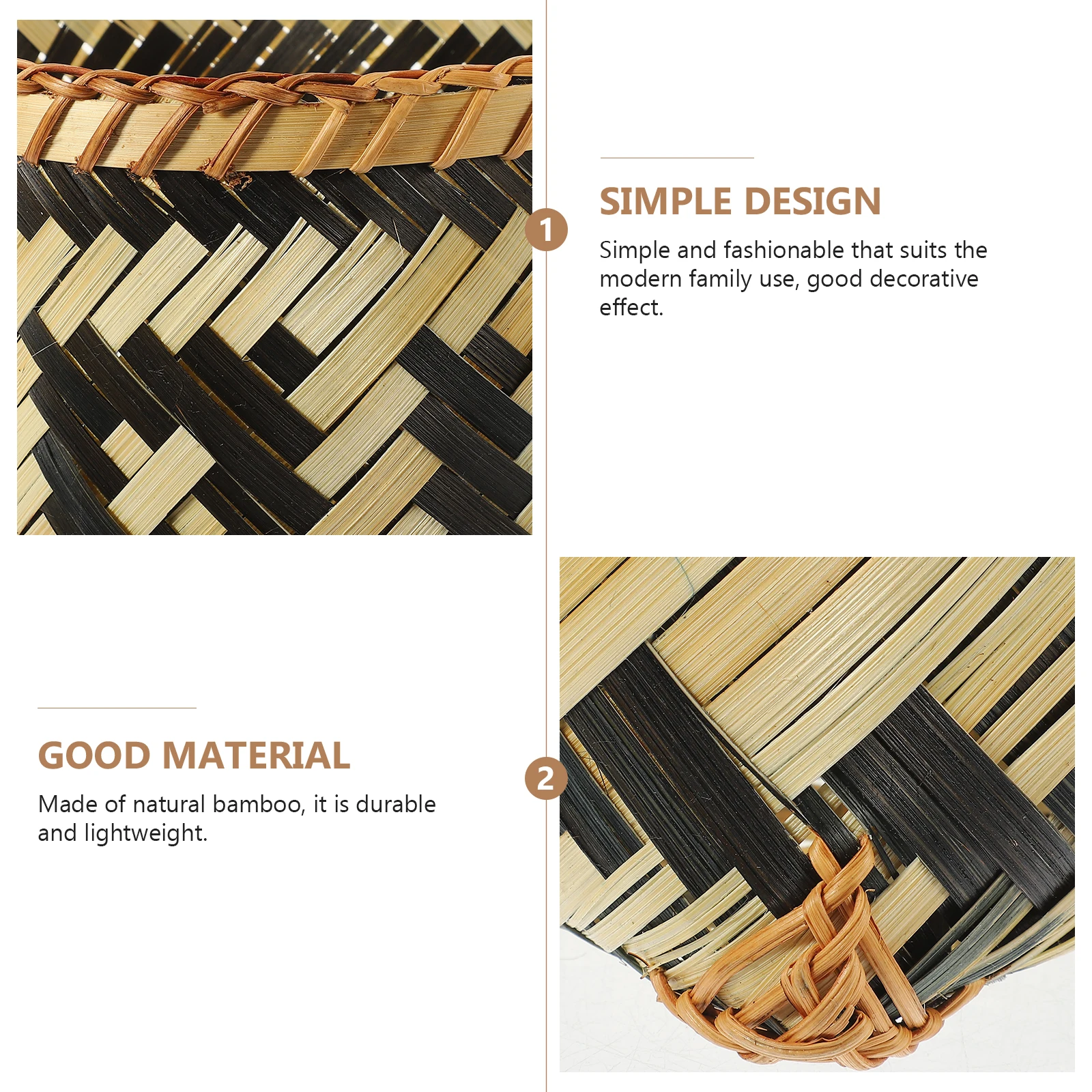 

Бамбуковый мусорный бак, корзина для мусора, контейнер для хранения, ретро, экологически чистый, компактный, креативный, мульти