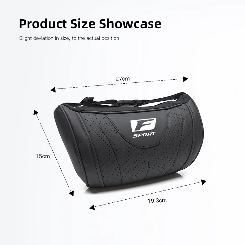 Fsport Car Seat Headrest Auto Logo Neck Pillow For Lexus Fsport IS250 NX300h ES300h IS350 IS300 RX350 SC430 LS430 LS400 RX330 UX