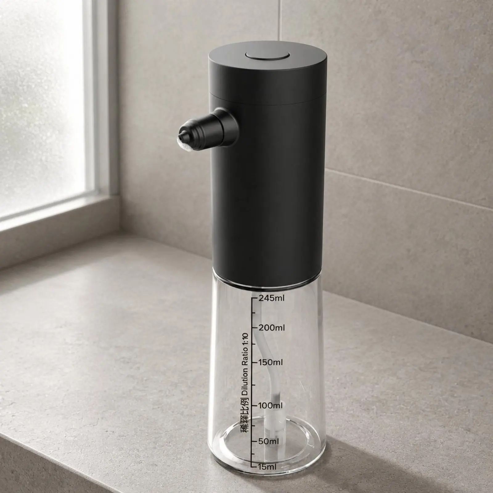 Rechargeable Foaming Pump Type-C Charging Electric Foam Bottle Personal Care Tool Automatic for Bathroom