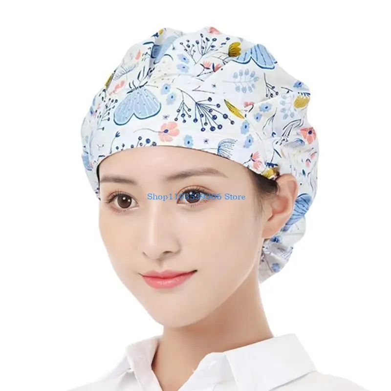400A Kitchen Hat Elastic Baker Kitchen Cooking Chefs Cap Ensure Hair Stays Tidy