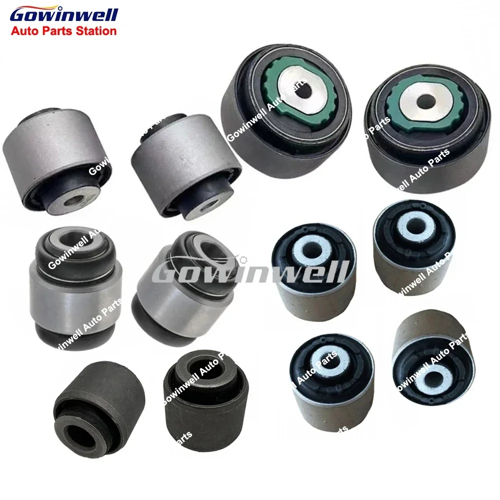 C2D4723 C2D4013 C2D4014 C2P7942 C2D2474 C2D2475 12pcs Front Upper Lower Control Arm Bushing Kits For Jaguar XJ XJL X350 X351 2WD