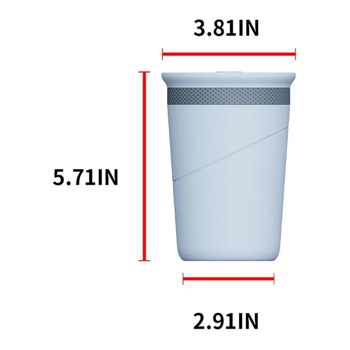 17oz Insulated Tumbler with Straw, Stainless Steel Double Wall Vacuum Mug with Leak Proof Lid for Beer, Iced Coffee
