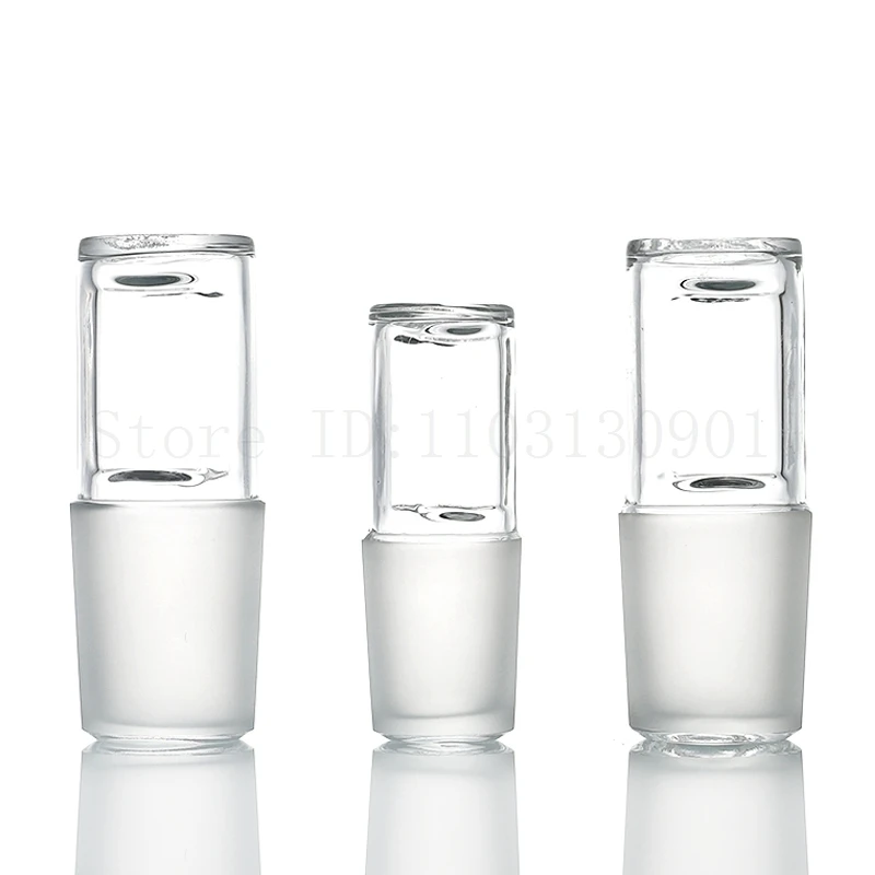 5pcs/lot Lab Glass Hollow Plug 14# 19# 24# 29# Standard Mouth Stopper Grinding Air Plugs for Flask School Experiment