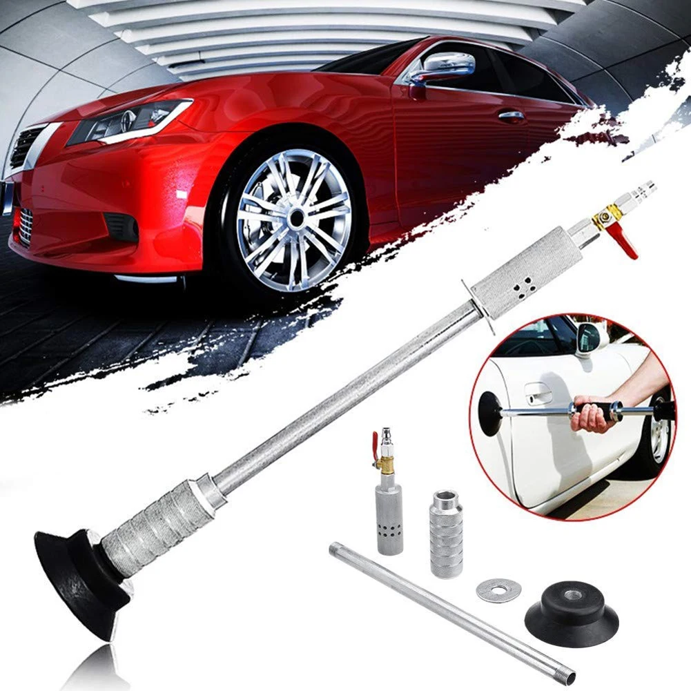 Auto Body Repair Slide Hammer Aluminum Car Dent Puller Suction Cup Rubber Pneumatic Vacuum Suction Cup Air Dent Removal Tools