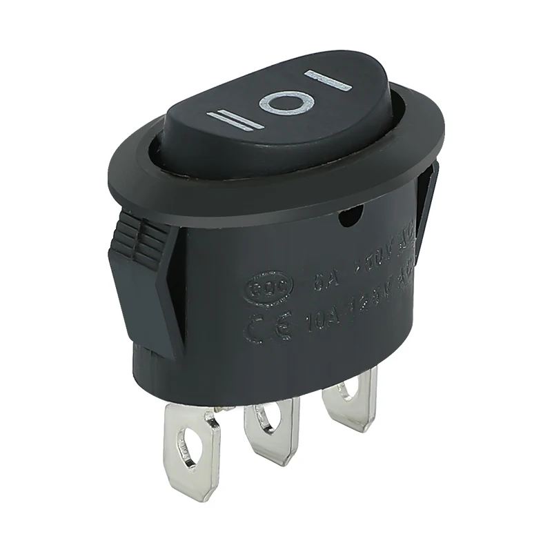 

Эллиптический 2-контактный 2-ступенчатый переключатель в форме лодки, электрический чайник, маленький электрический чайник, кнопка питания, кнопочный переключатель настольной лампы