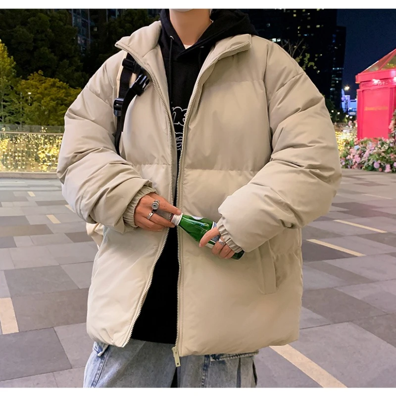

Men's Long Puffer Coat - Light Blue (7 Colors Available) S-6XL | Winter Warmth Essential​ Windproof Streetwear / Oversized