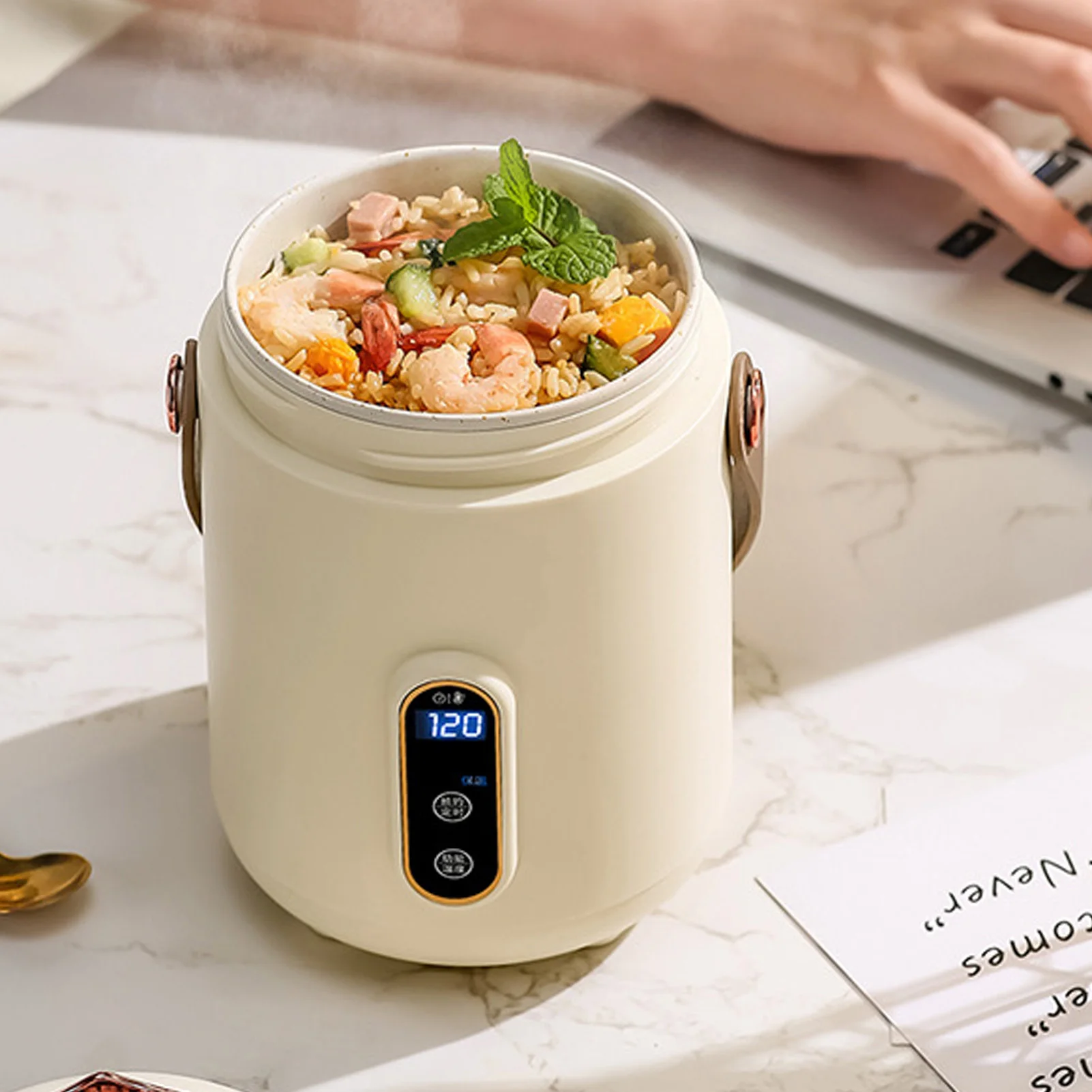 

Portable Mini Electric Kettle Hot Water Thermal Heating Boiler Pot Travel Cup Milk Heater Teapot Soup Stew Porridge Slow Cooker