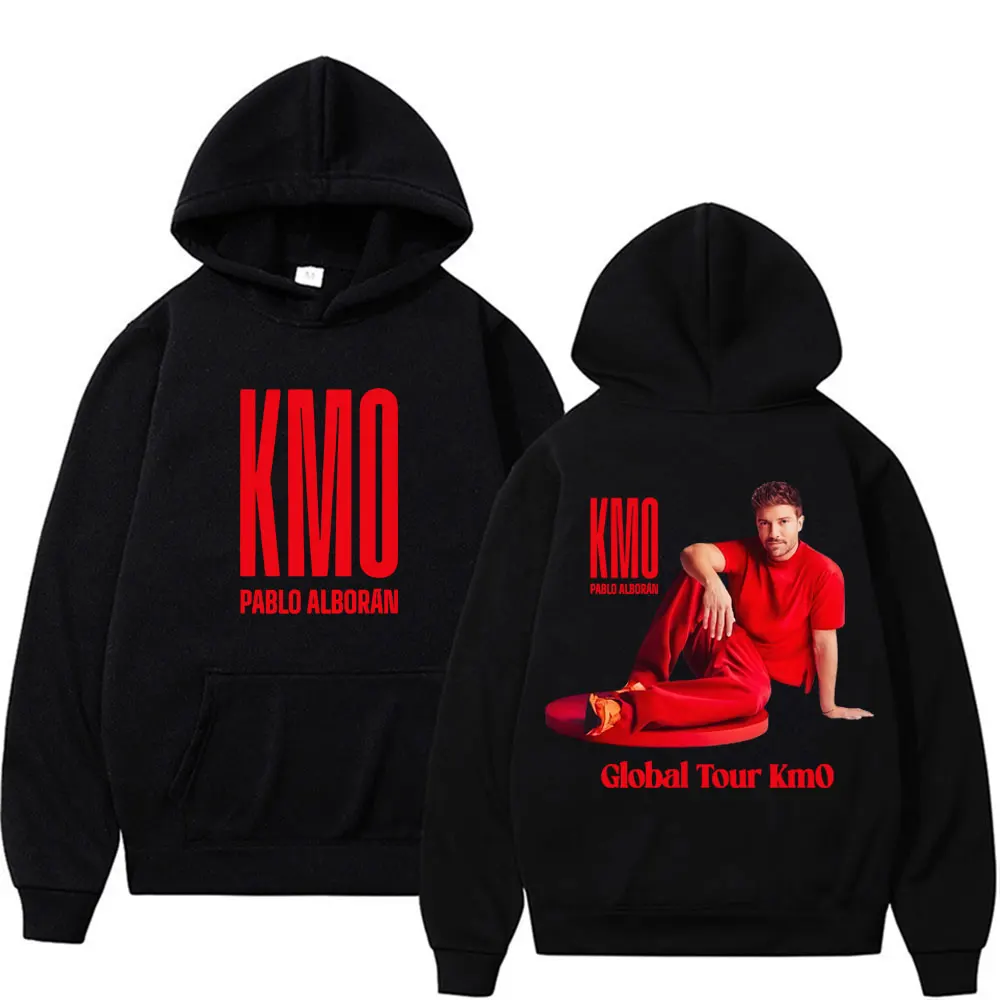 

Толстовки Pablo Alborán Global Tour Kmo 2026 для мужчин и женщин, толстовки с капюшоном в стиле Харадзюку, повседневные флисовые пуловеры с длинными рукавами