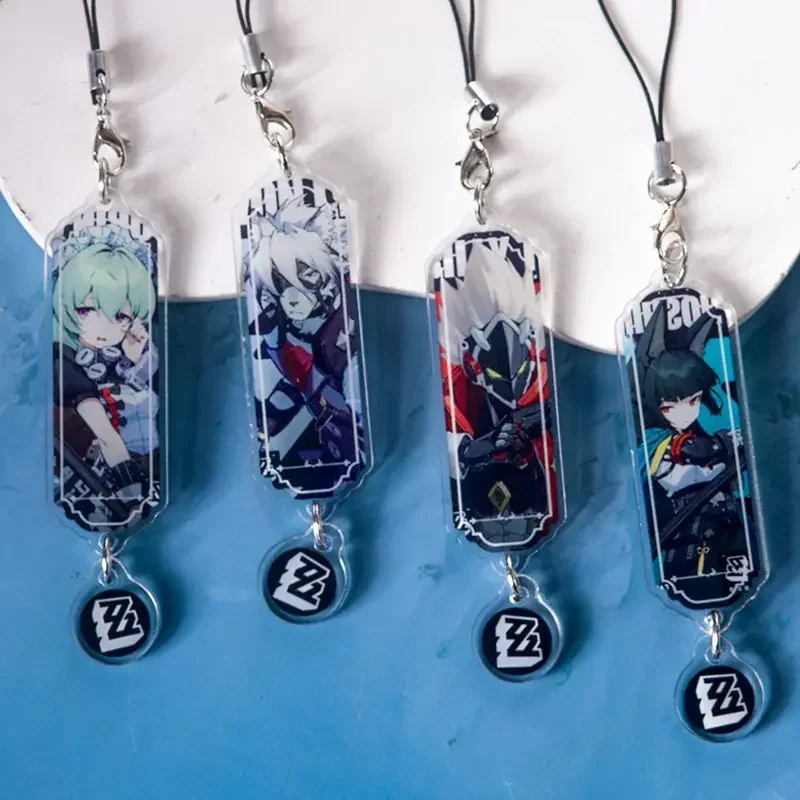Zenless Zone Zero Billy Mana Grace Nicole Lanyards For IPhone/Xiaomi/Huawei Mobile Phone Case Keychain Car Key Chains Cover Hang