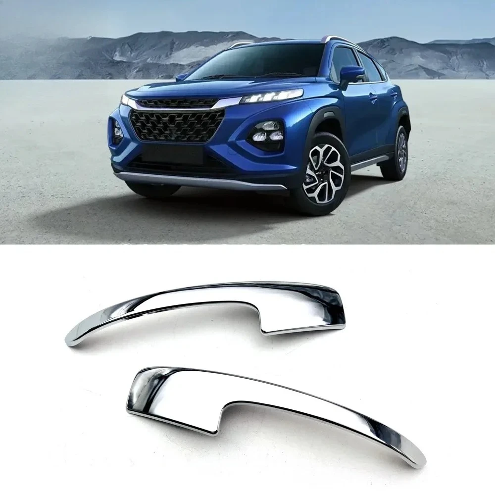 For Suzuki Fronx WDB3S WEB3S 2024 2025 2026 ABS Chrome Accessories Car Rearview mirror decoration strip Cover Trim Styling