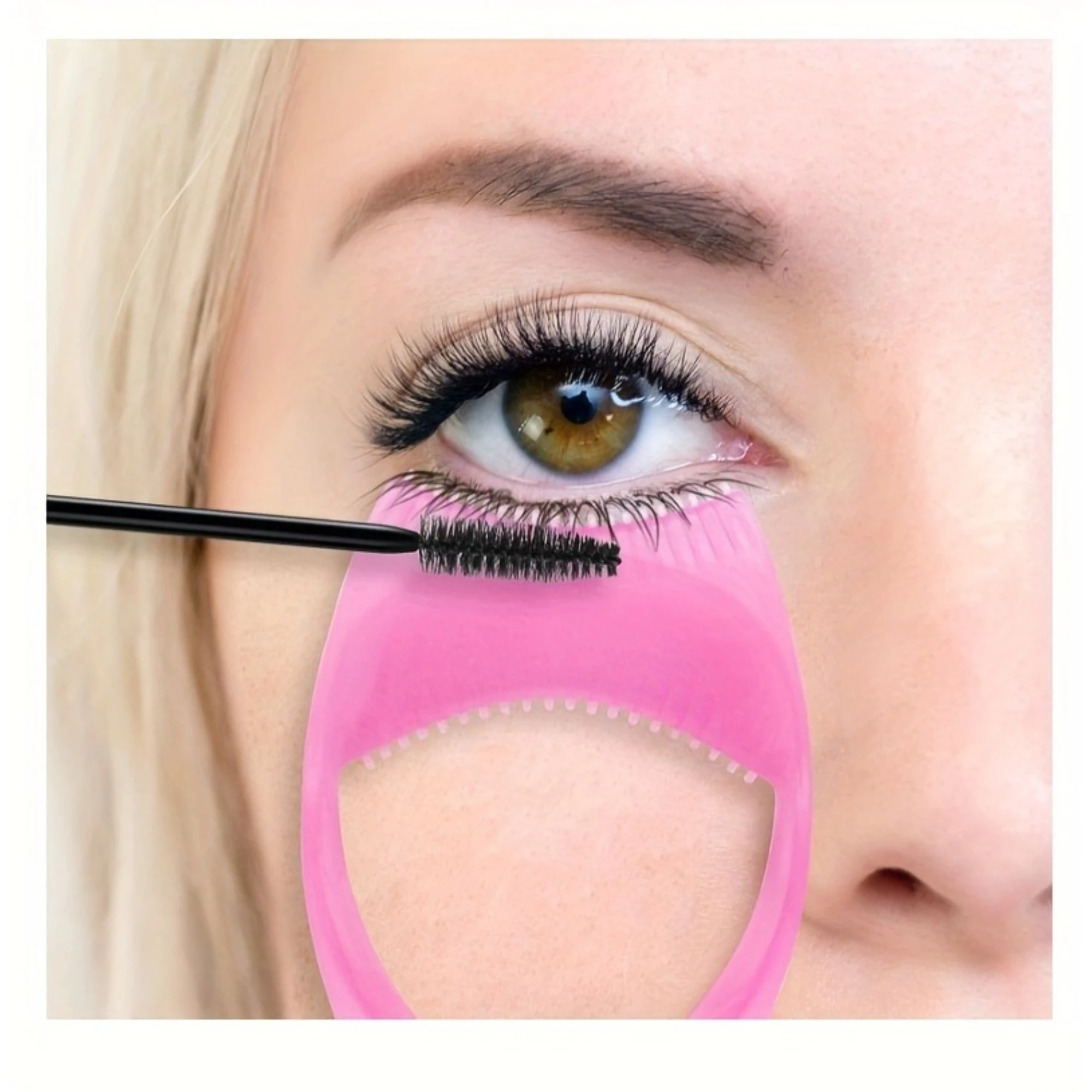 Eyeliner Assistant 3-In-1 Eyelash Comb Template Protect Eyes Crystal Mascara Shield Guide Cosmetic 3 In1 Eyelashes Tools