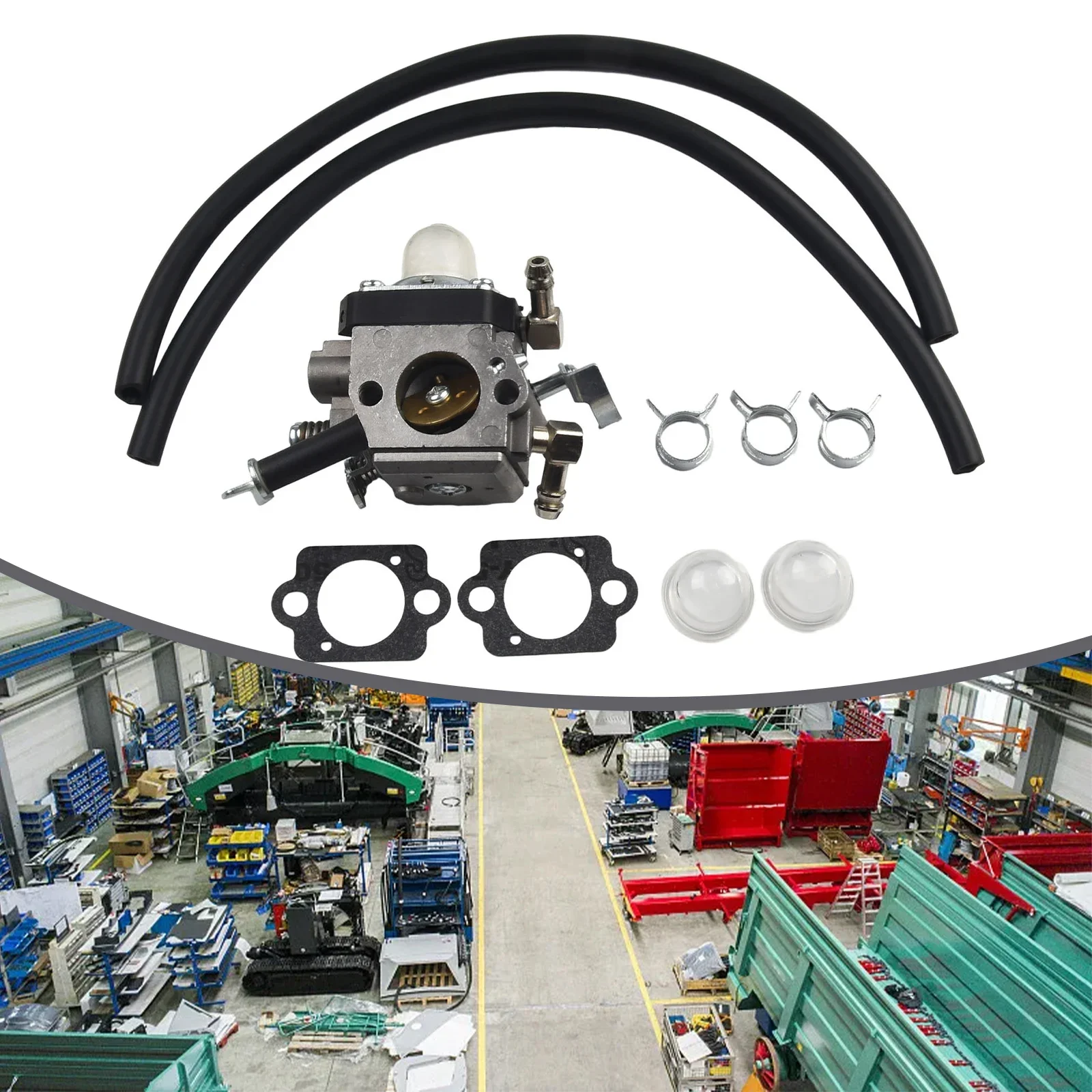 For Wacker Compatible Engine Part Set Featuring A Reliable Carburetto Alongside Required Accessories Including Fuel Pipes