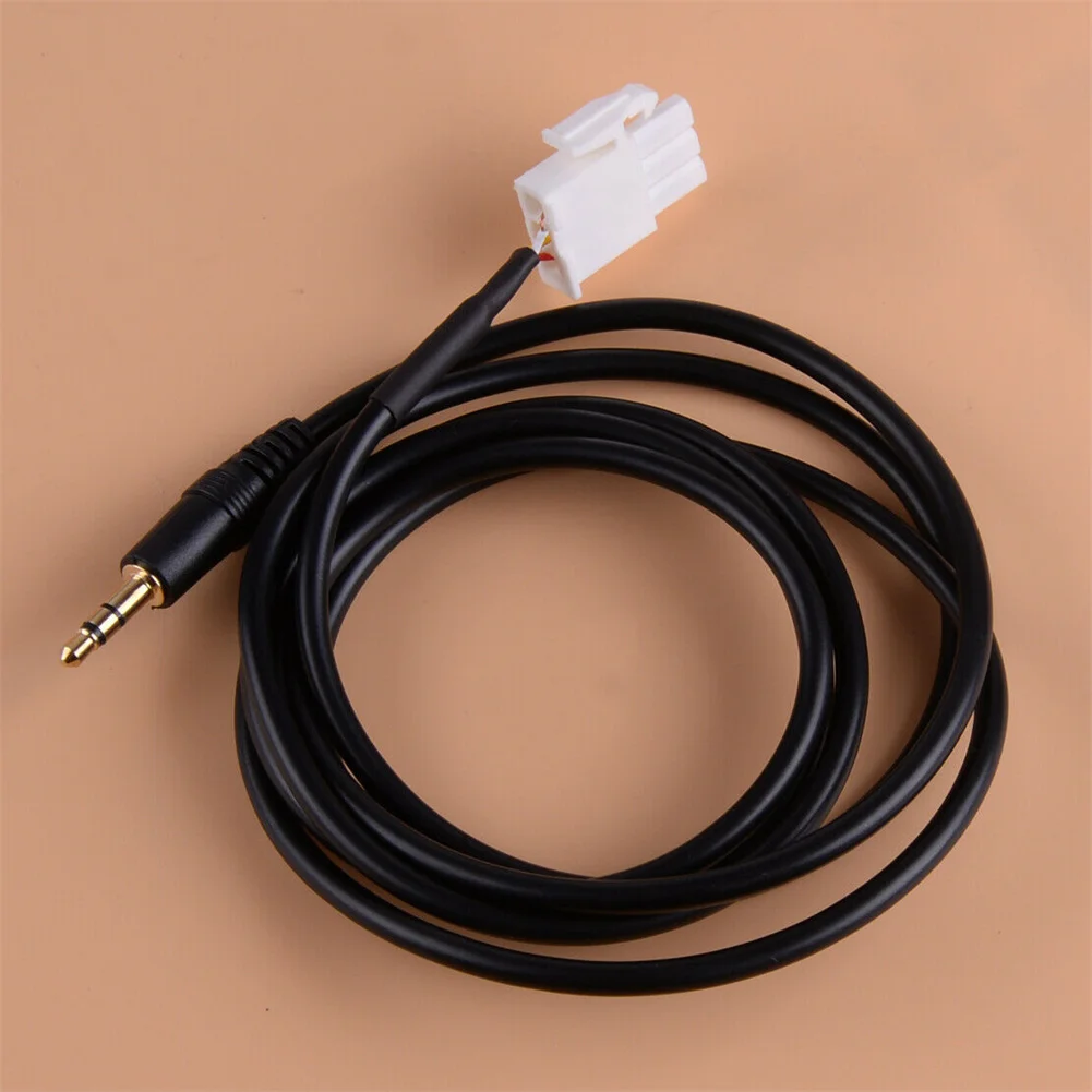 AUX Adapter Motorcycle Audio Cable 3.5MM Aux Audio AUX Adapter Auxiliary Cable 1pcs 3-Pin Cable Length 1.5m Motorcycle Cable