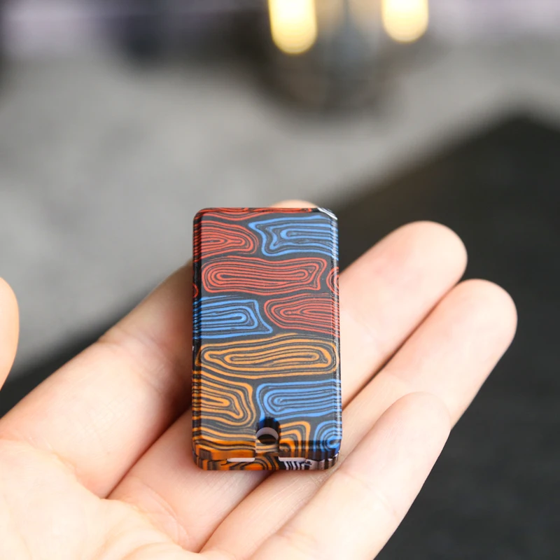 유리섬유 EDC 피젯 슬라이더 맞춤형 기계식 푸시 해프틱 슬라이더 스트레스 해소 장난감 성인 ADHD 피젯 토이