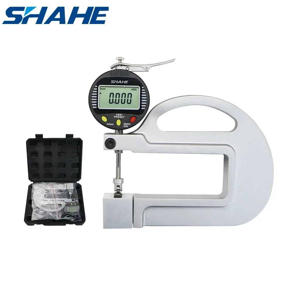 

SHAHE 0-12.7mm Digital Thickness Gauge With Roller Insert Measuring Tool 0.001mm Thickness Gauge