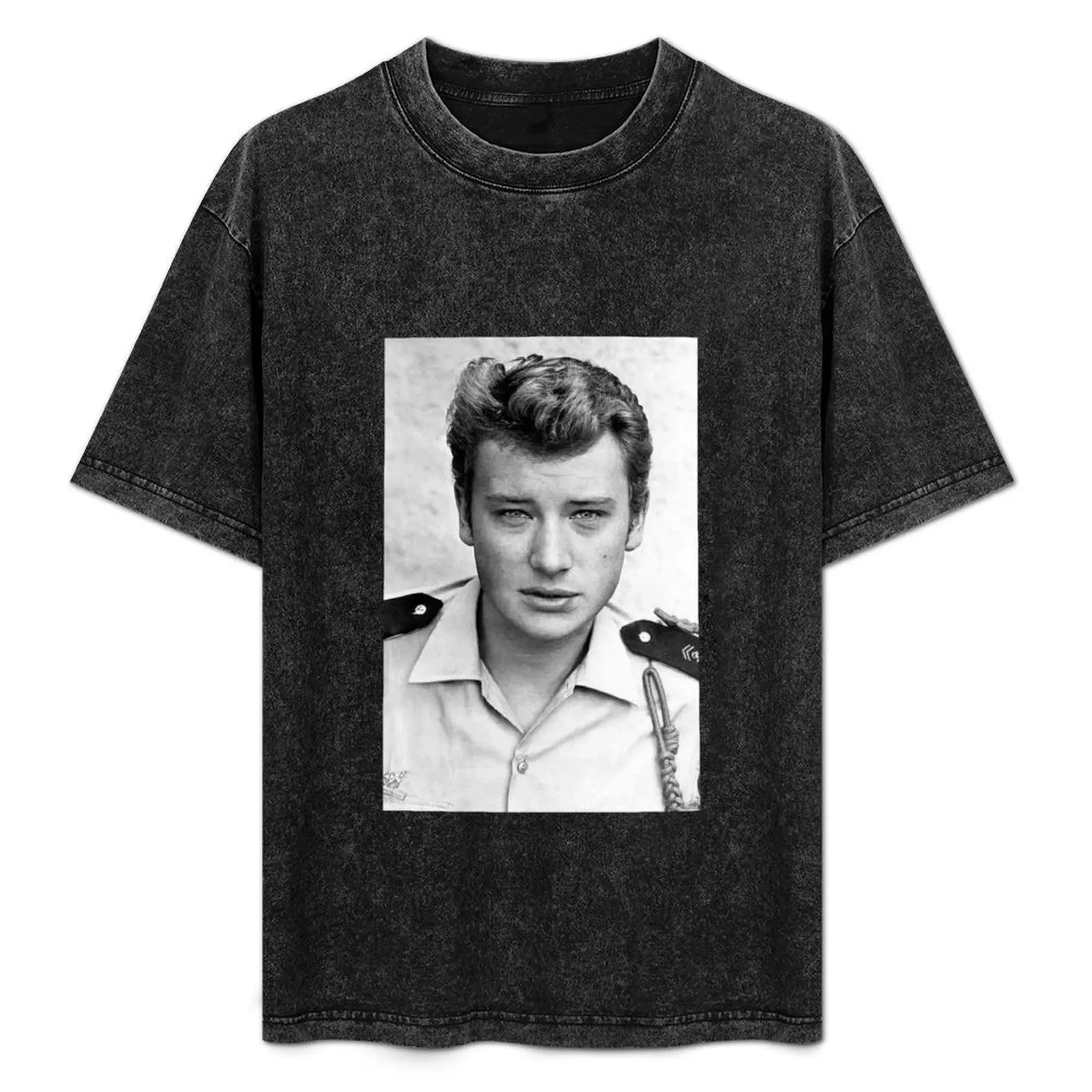 

Johnny Hallyday T-Shirt plain funny gifts cotton graphic tees sweat mens funny t shirts